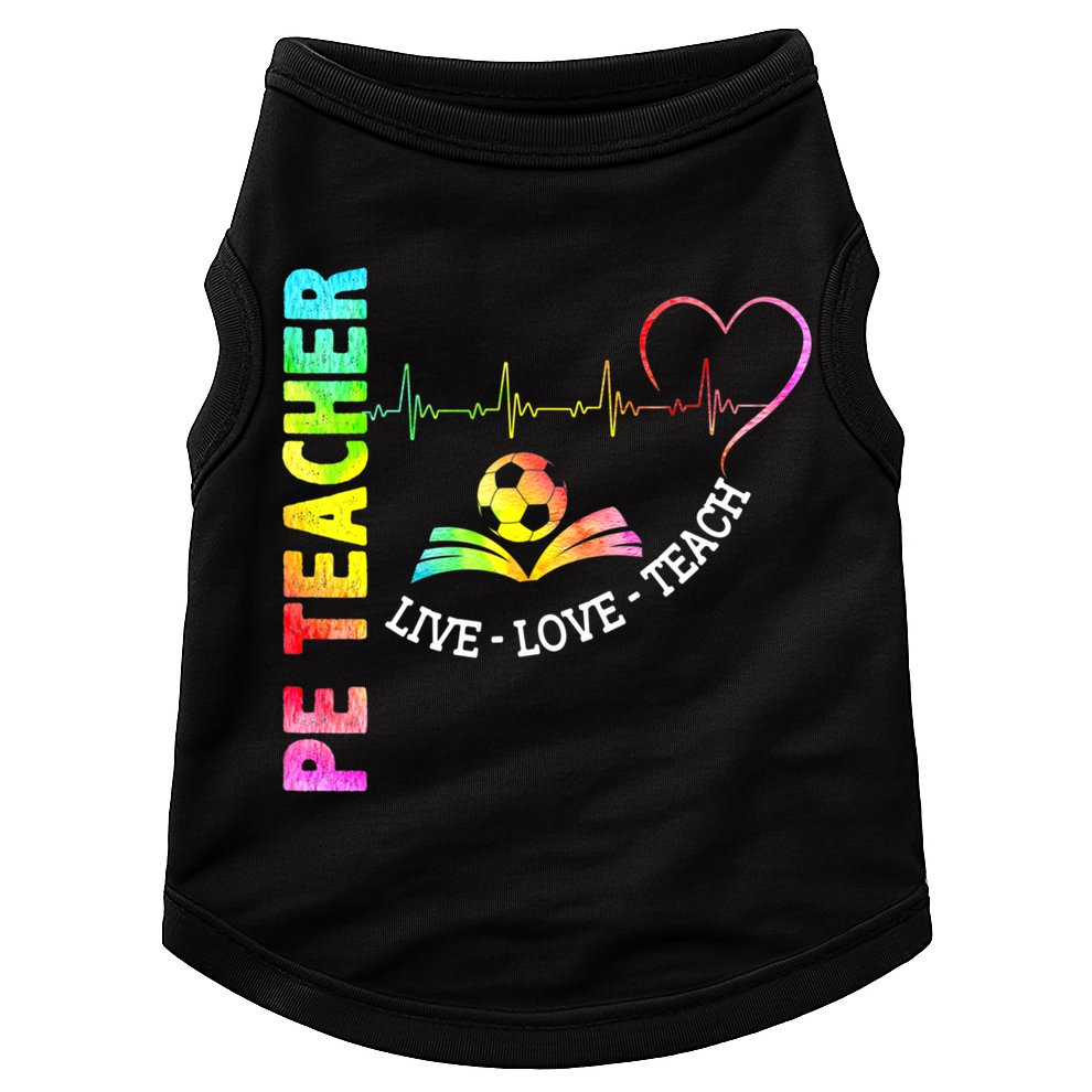PE Teacher Phys Ed Cute Physical Education Teacher Doggie Tank