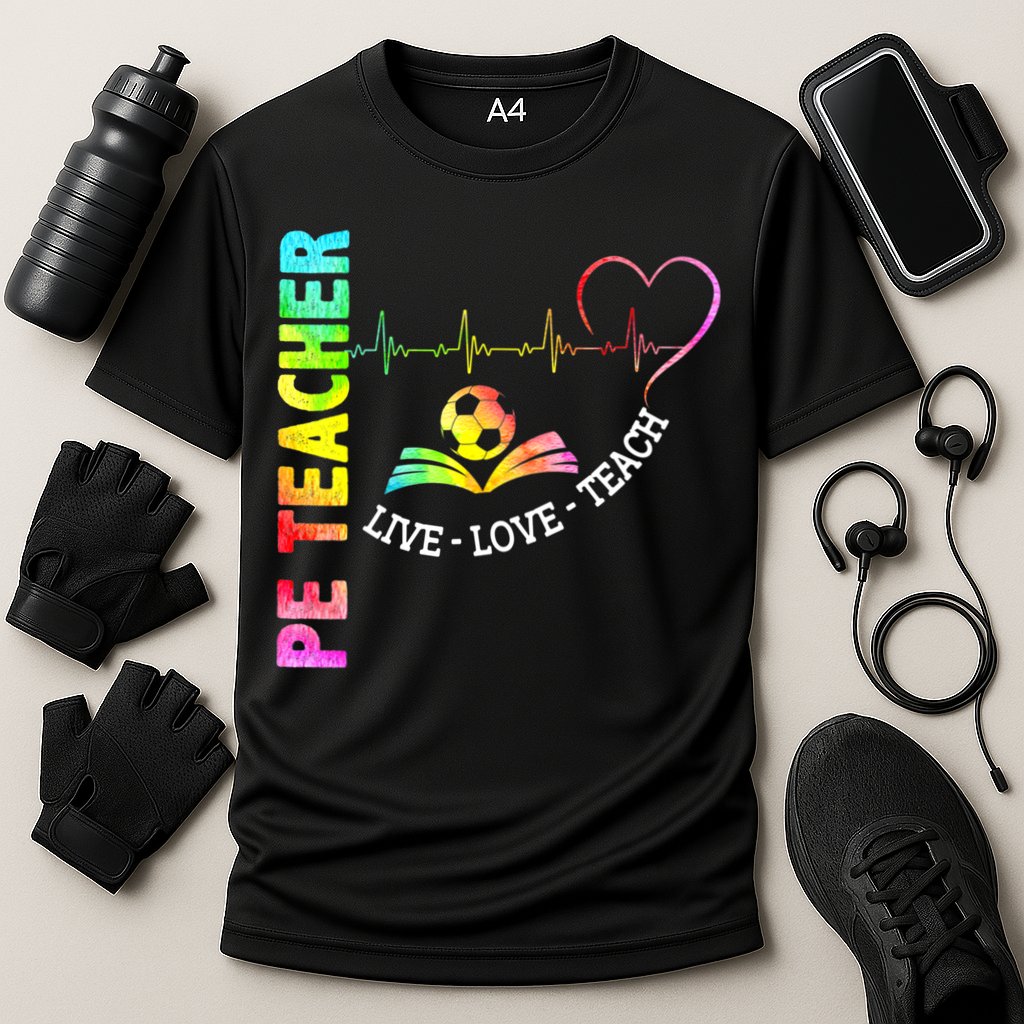 PE Teacher Phys Ed Cute Physical Education Teacher Cooling Performance Crew T-Shirt