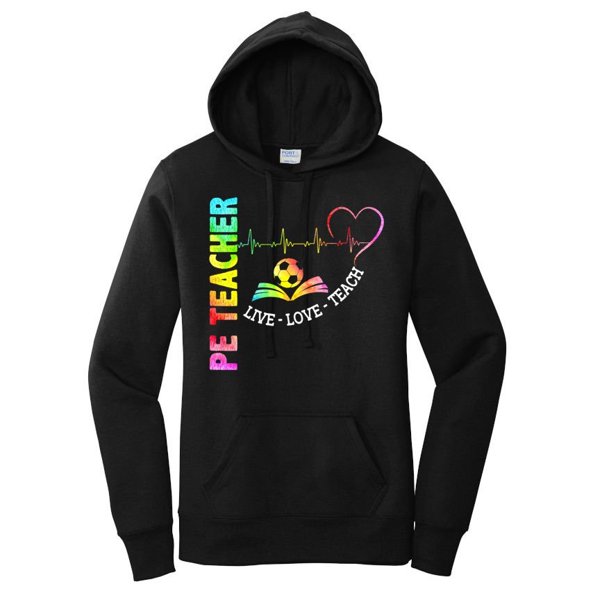 PE Teacher Phys Ed Cute Physical Education Teacher Women's Pullover Hoodie