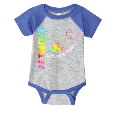 PE Teacher Phys Ed Cute Physical Education Teacher Infant Baby Jersey Bodysuit