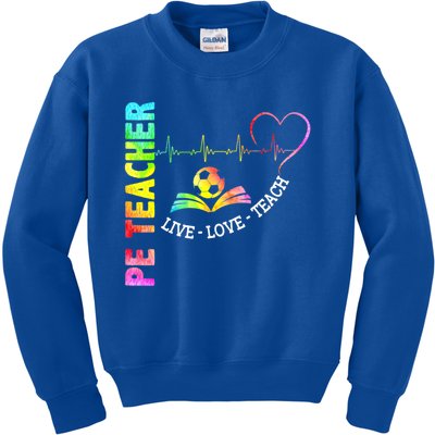 PE Teacher Phys Ed Cute Physical Education Teacher Kids Sweatshirt