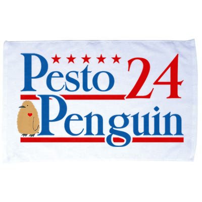 Pesto The Penguin Bird Meme 2024 Trending Pesto Microfiber Hand Towel