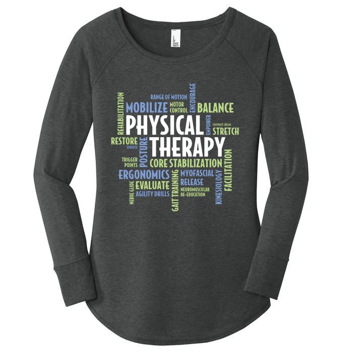 Physical Therapy Women's Perfect Tri Tunic Long Sleeve Shirt