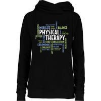 Physical Therapy Womens Funnel Neck Pullover Hood