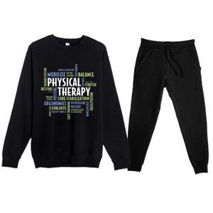 Physical Therapy Premium Crewneck Sweatsuit Set