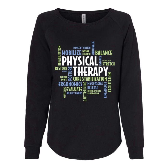 Physical Therapy Womens California Wash Sweatshirt