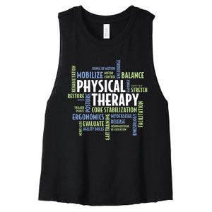 Physical Therapy Women's Racerback Cropped Tank