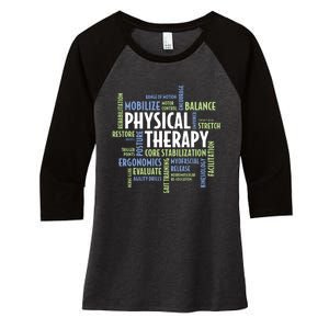 Physical Therapy Women's Tri-Blend 3/4-Sleeve Raglan Shirt