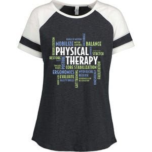 Physical Therapy Enza Ladies Jersey Colorblock Tee