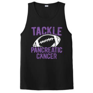 Purple Tackle Pancreatic Cancer Awareness Gift PosiCharge Competitor Tank