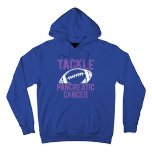 Purple Tackle Pancreatic Cancer Awareness Gift Hoodie