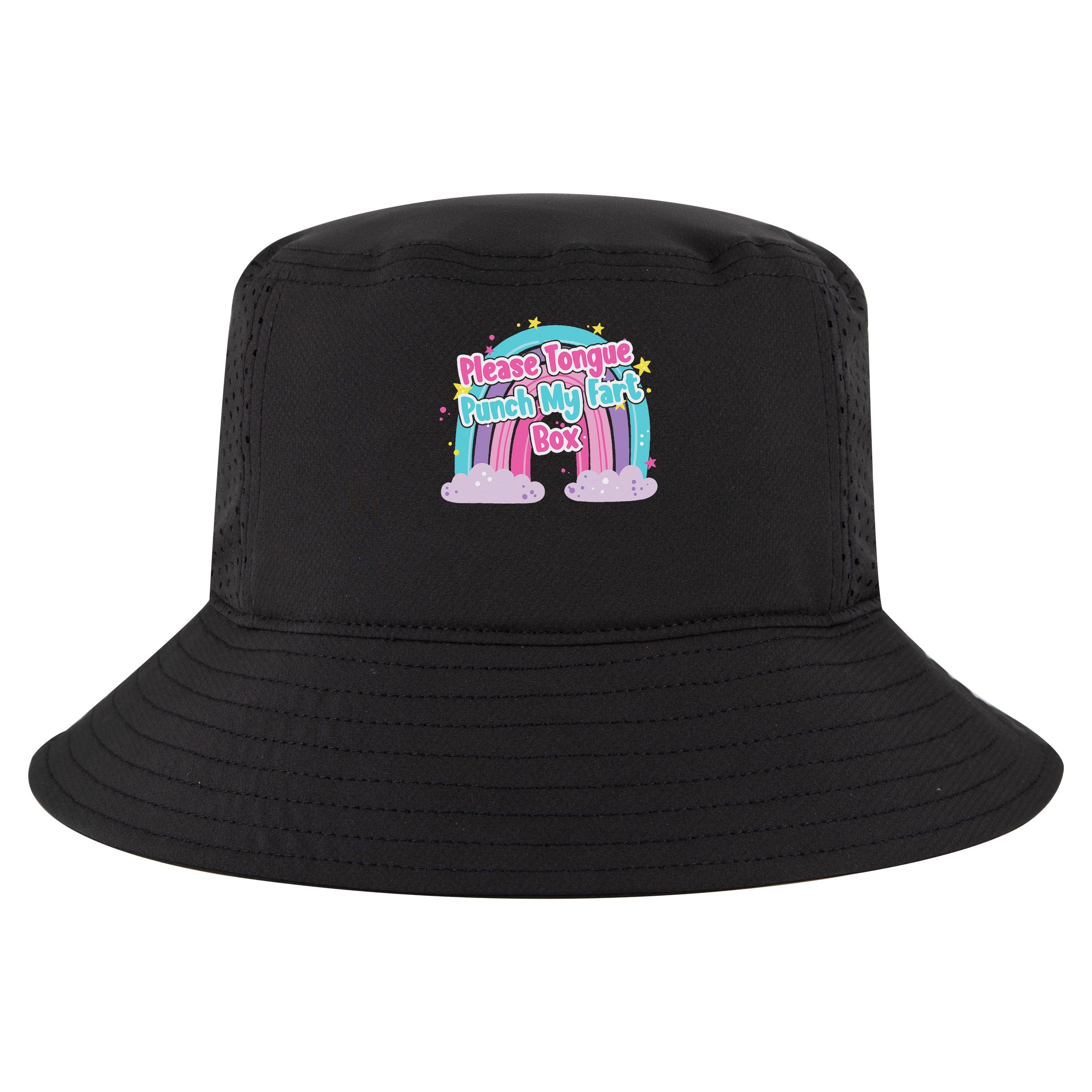 Please Tongue Punch My Fart Box Adult Humor Inappropriate Cool Comfort Performance Bucket Hat