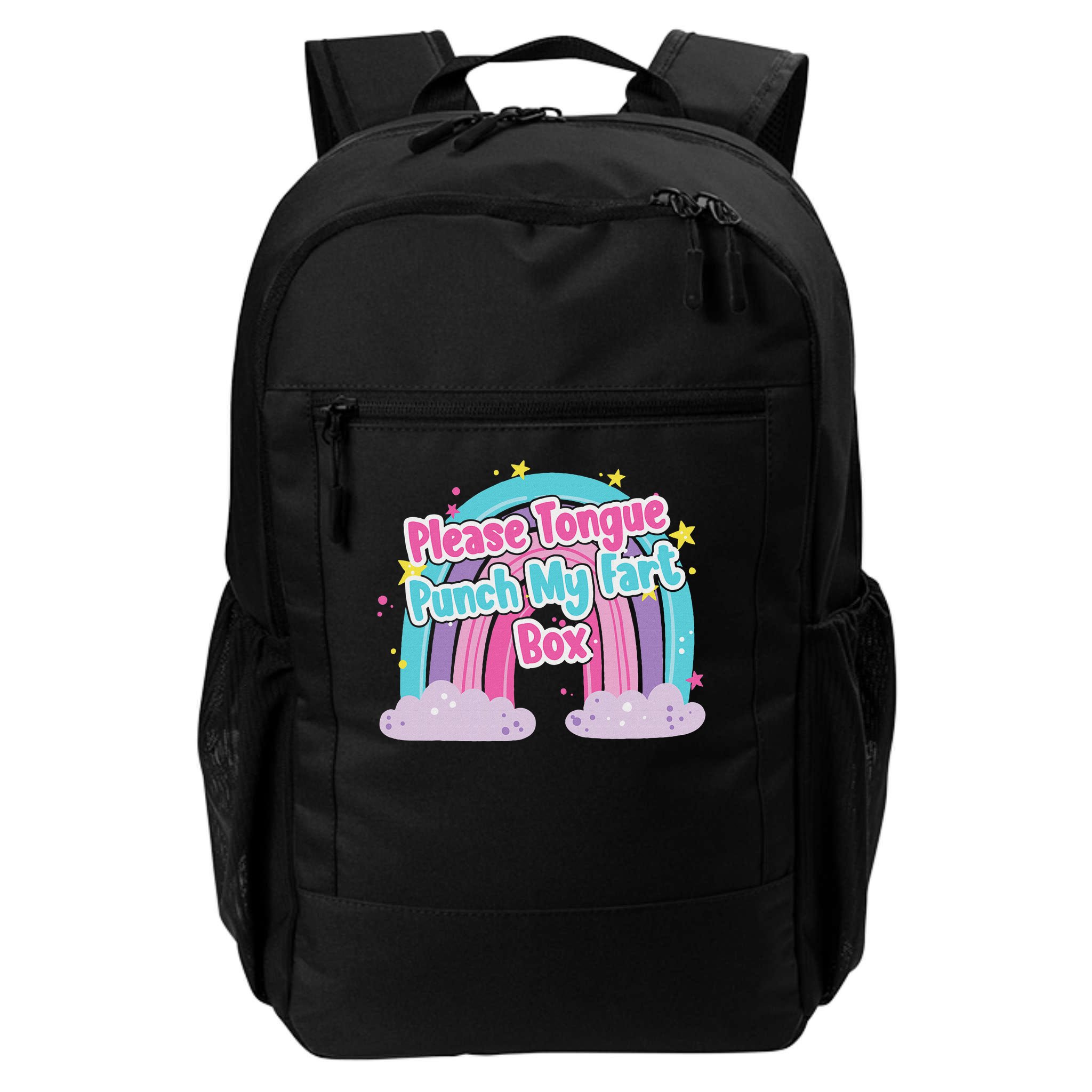 Please Tongue Punch My Fart Box Adult Humor Inappropriate Backpack