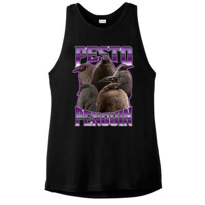 Pesto The Penguin Ladies PosiCharge Tri-Blend Wicking Tank