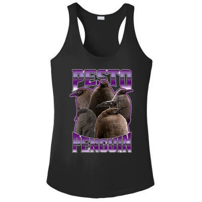 Pesto The Penguin Ladies PosiCharge Competitor Racerback Tank