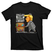 Prison Trump Presidential Library Funny Anti Trump T-Shirt