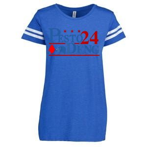 Pesto The Penguin And Moo Deng Hippo 2024 For Animal Lovers Enza Ladies Jersey Football T-Shirt