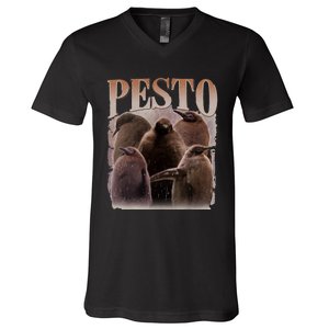 Pesto The Penguin Funny Baby Penguin Pesto V-Neck T-Shirt