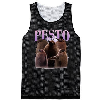 Pesto The Penguin Cute Pesto Penguin For Animals Lovers Mesh Reversible Basketball Jersey Tank