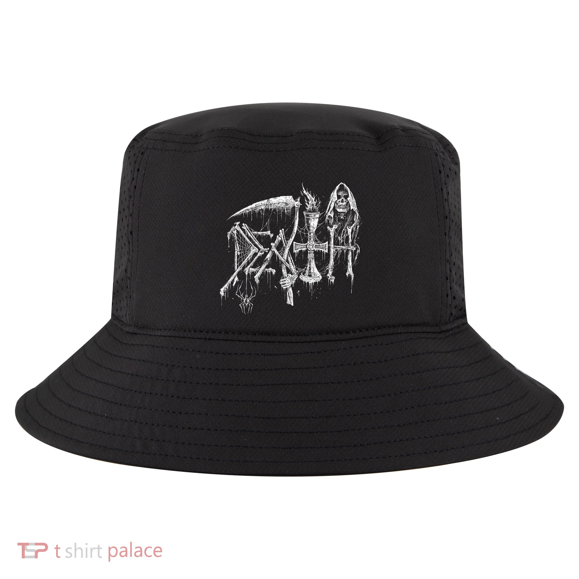 Pull The Plug Patches Death Riddickart Cool Comfort Performance Bucket Hat