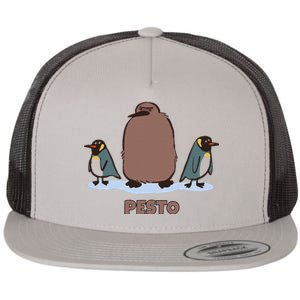 Pesto The Penguin More To Love Penguin Baby Flat Bill Trucker Hat