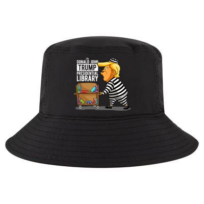 Prison Trump Presidential Library Funny Anti Trump Cool Comfort Performance Bucket Hat