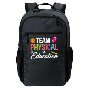 P.E. Team Physical Education School Fitness PE Teacher Daily Commute Backpack