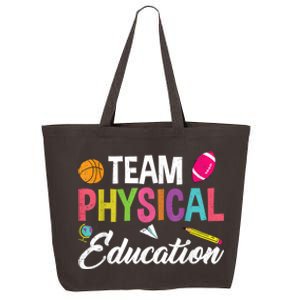 P.E. Team Physical Education School Fitness PE Teacher 25L Jumbo Tote