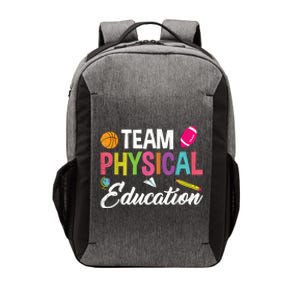 P.E. Team Physical Education School Fitness PE Teacher Vector Backpack