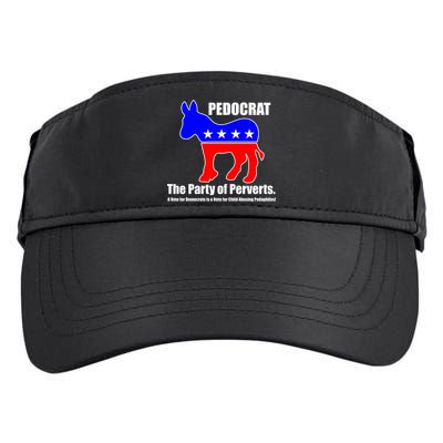Pedocrat The Party Of Perverts Adult Drive Performance Visor