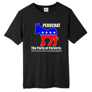 Pedocrat The Party Of Perverts Tall Fusion ChromaSoft Performance T-Shirt