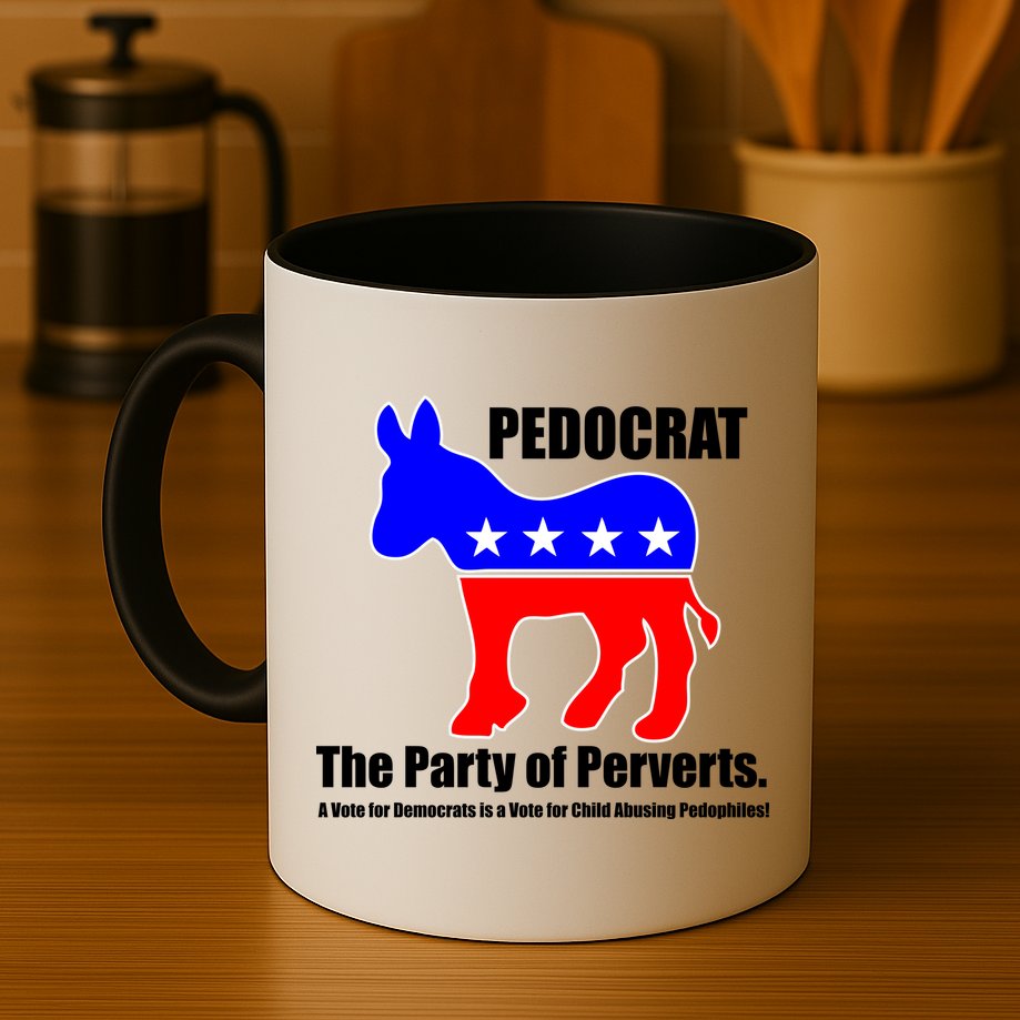 Pedocrat The Party Of Perverts Mug