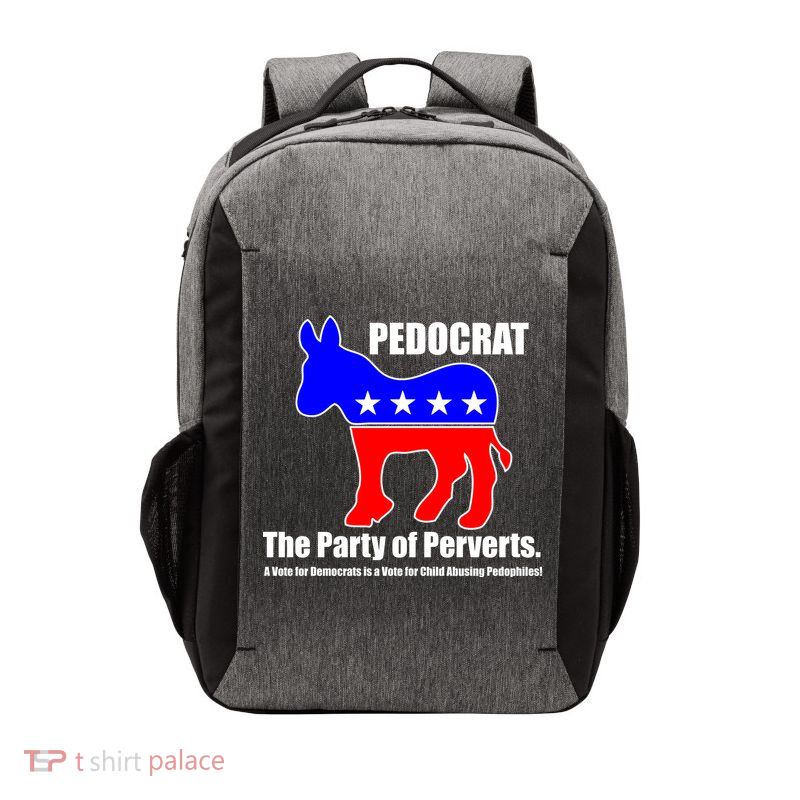 Pedocrat The Party Of Perverts Vector Backpack