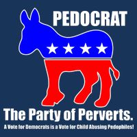 Pedocrat The Party Of Perverts Cool Comfort Performance Bucket Hat