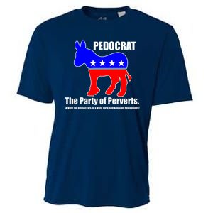 Pedocrat The Party Of Perverts Cooling Performance Crew T-Shirt