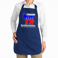Pedocrat The Party Of Perverts Apron