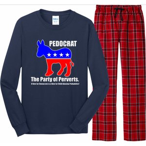 Pedocrat The Party Of Perverts Long Sleeve Pajama Set