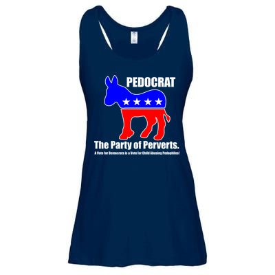 Pedocrat The Party Of Perverts Ladies Essential Flowy Tank