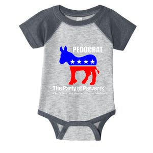 Pedocrat The Party Of Perverts Infant Baby Jersey Bodysuit