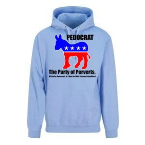 Pedocrat The Party Of Perverts Unisex Surf Hoodie