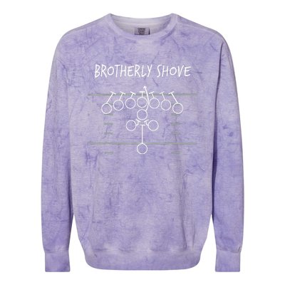 Philadelphia Tush Push Philly Brotherly Shove  Colorblast Crewneck Sweatshirt