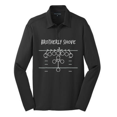 Philadelphia Tush Push Philly Brotherly Shove  Silk Touch Performance Long Sleeve Polo