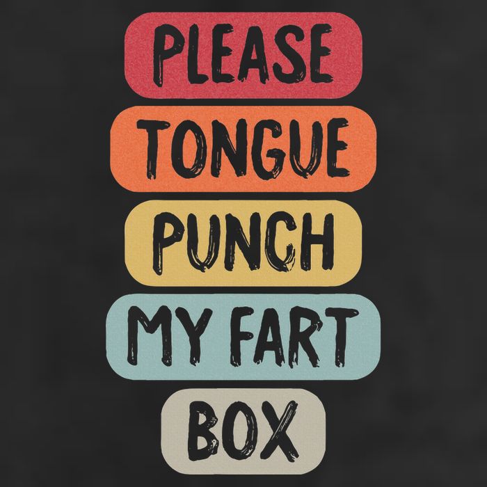 Please Tongue Punch My Fart Box Funny Word Pun Humor Sarcasm Hat