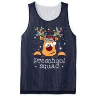 Preschool Team Plaid Reindeer Santa Hat Teacher Christmas Mesh Reversible Basketball Jersey Tank