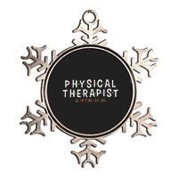 Physical Therapy Physical Therapist PT Physiotherapy Metallic Star Ornament