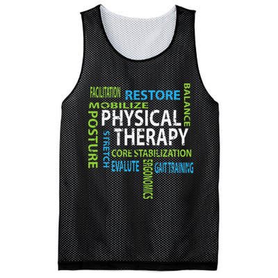 Physical Therapist PT Gift Motivational Physical Therapy Mesh Reversible Basketball Jersey Tank