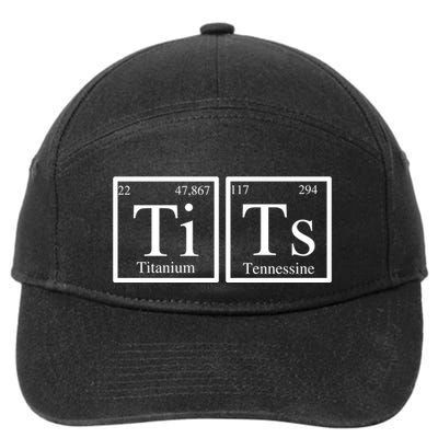 Periodic Table 7-Panel Snapback Hat