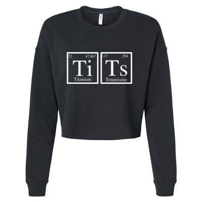 Periodic Table Cropped Pullover Crew