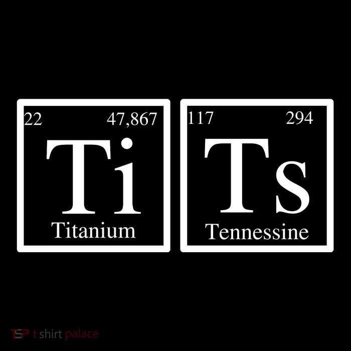 Periodic Table Womens T-Shirt