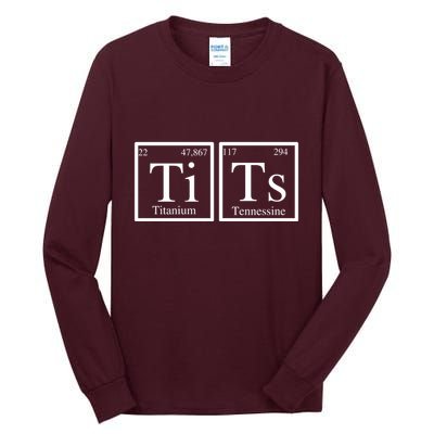 Periodic Table Tall Long Sleeve T-Shirt